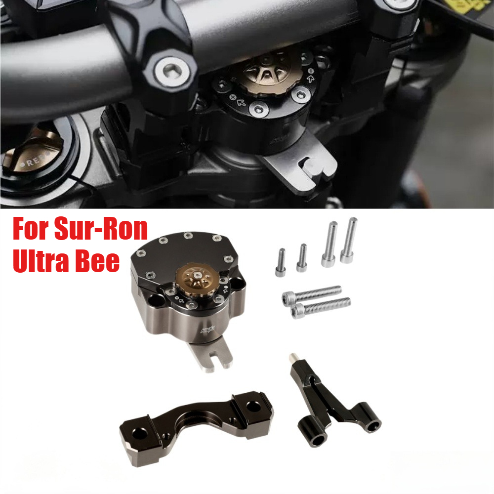 Steering Damper Stabilizer Kit Cnc - Pour Sur-Ron Surron Ultra Bee X,