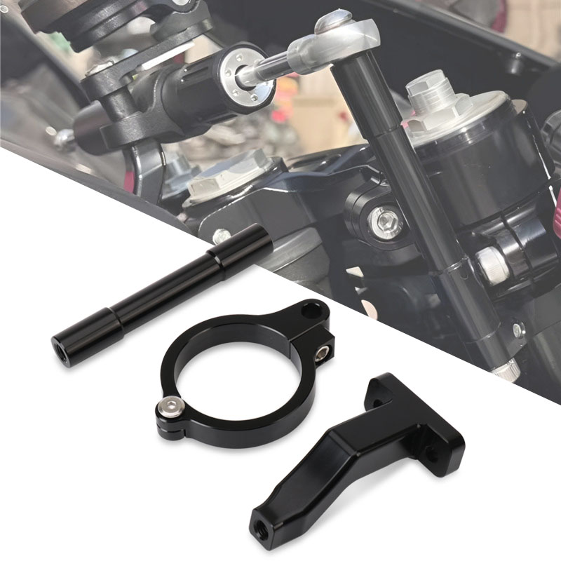 Steering Damper Stabilizer Kit Cnc - Kit de montage de stabilisateur d'amortisseur