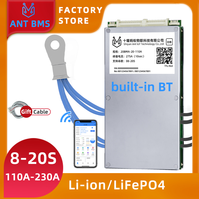 Smart Bms 20S 72V 150A Bluetooth - ANT Smart Balance BMS 8S-20S avec