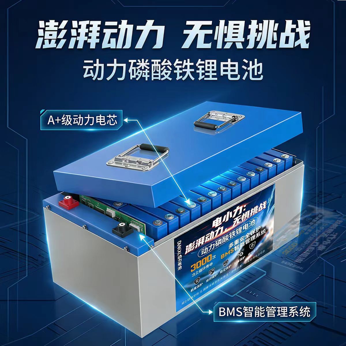 Batterie au phosphate de fer e - 72V 30Ah Lifepo4 Battery Pack avis et prix