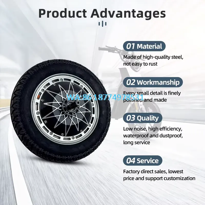 Moteur de moyeu de vélo 60V 12 - 60V 5000W Brushless Hub Motor avis et prix