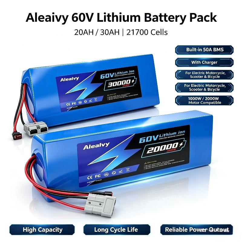 Batterie au lithium Aleaivy 60 - 60V 30Ah 21700 Battery Pack avis et prix